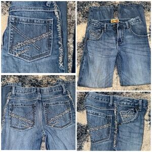 Wrangler Kids Blue Jeans with Embellished Pockets